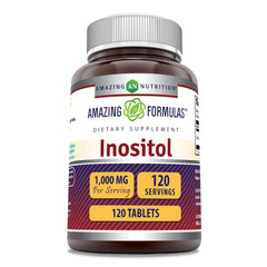 Amazing Nutrition Inositol tabletas 1000 mg: suplemento diario para equilibrio