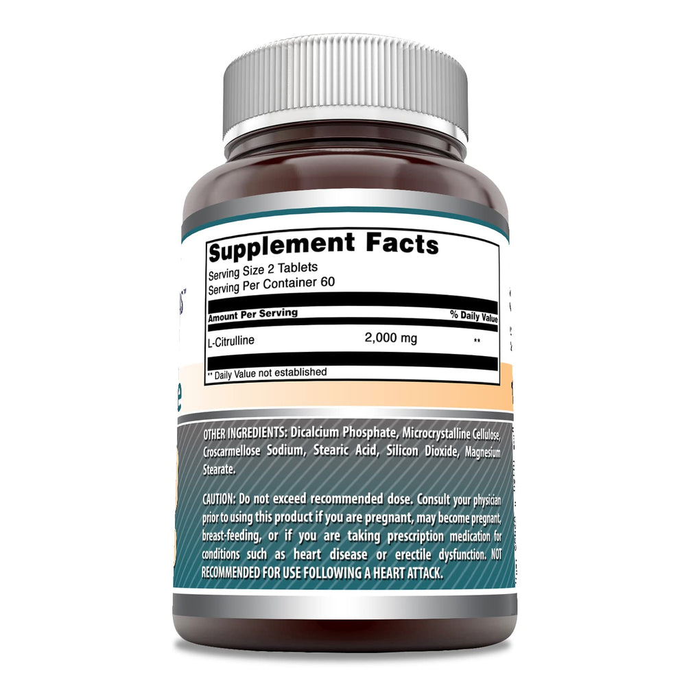 Amazing Nutrition L Citrulline USA-made seal confirming purity.