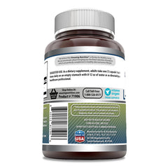 Close-up of Amazing Nutrition L-Glutamine capsules showing texture and form.