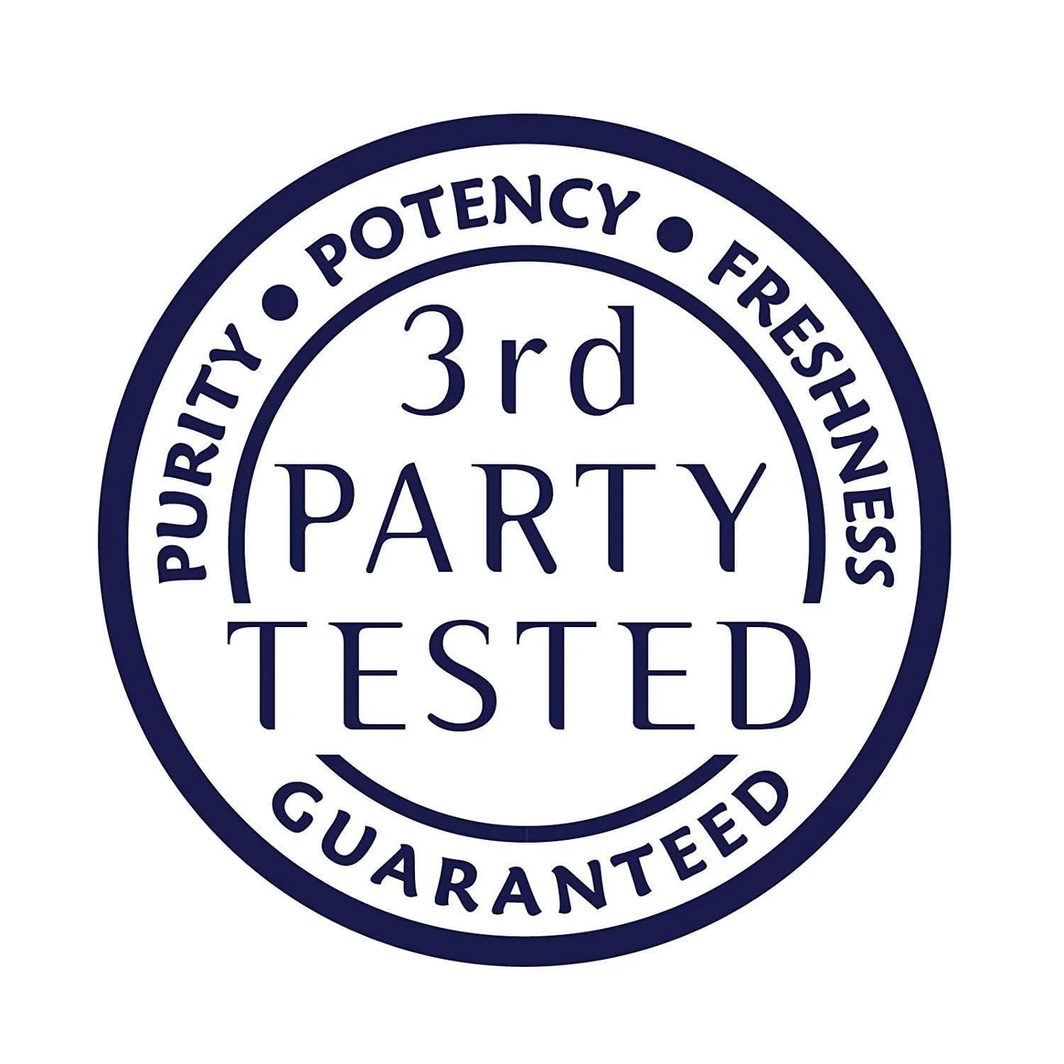 Amazing Nutrition L-Glutamine bottle shows third-party tested seal for verified potency.