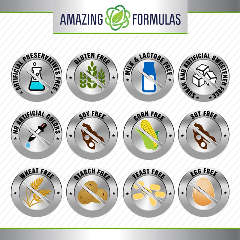 Amazing Nutrition MSM capsules produced in USA ensuring quality control.