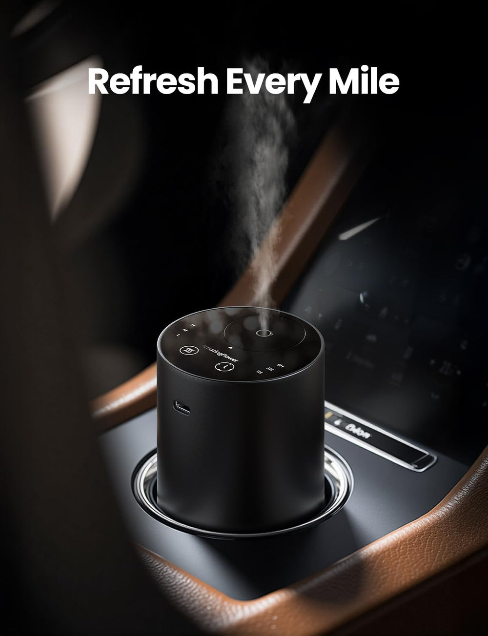 Amazing Flower diffuser battery life up to 48 hours for extended use.
