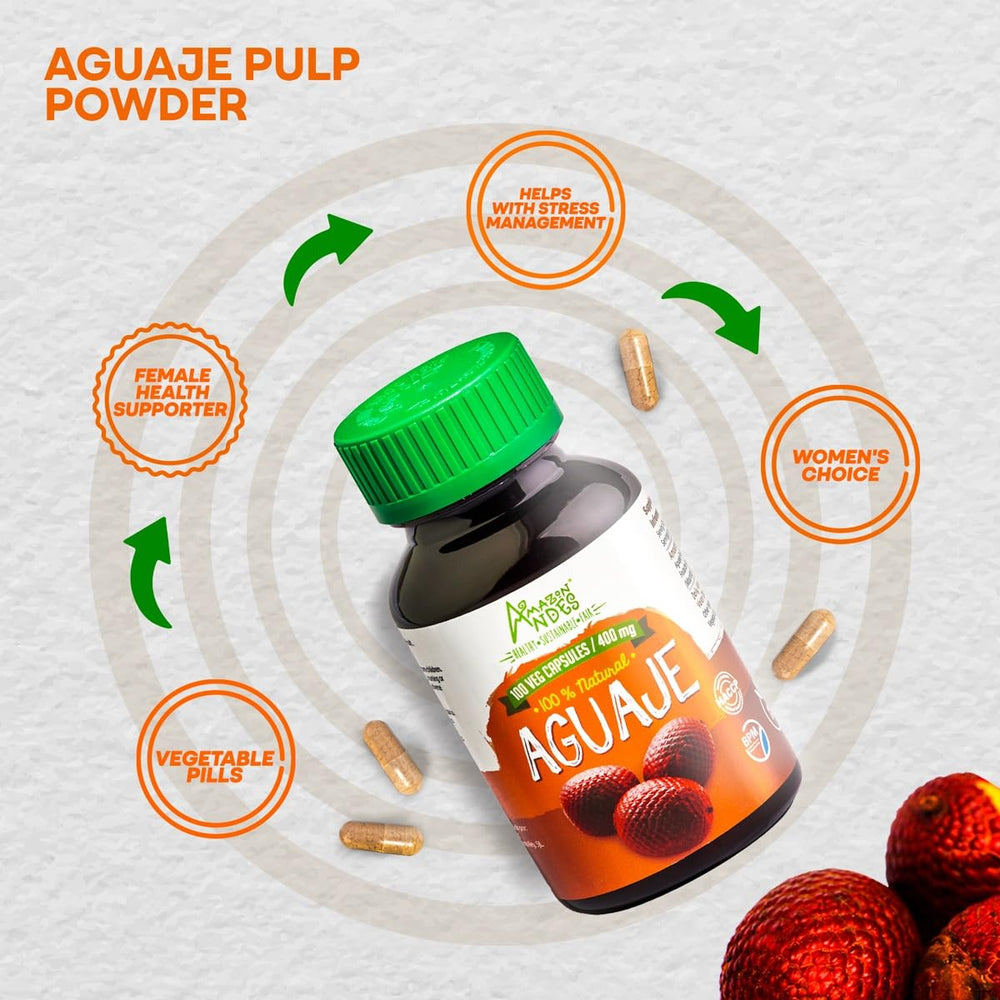 Amazon Andes Aguaje capsules certifications closeup, kosher and halal readiness.