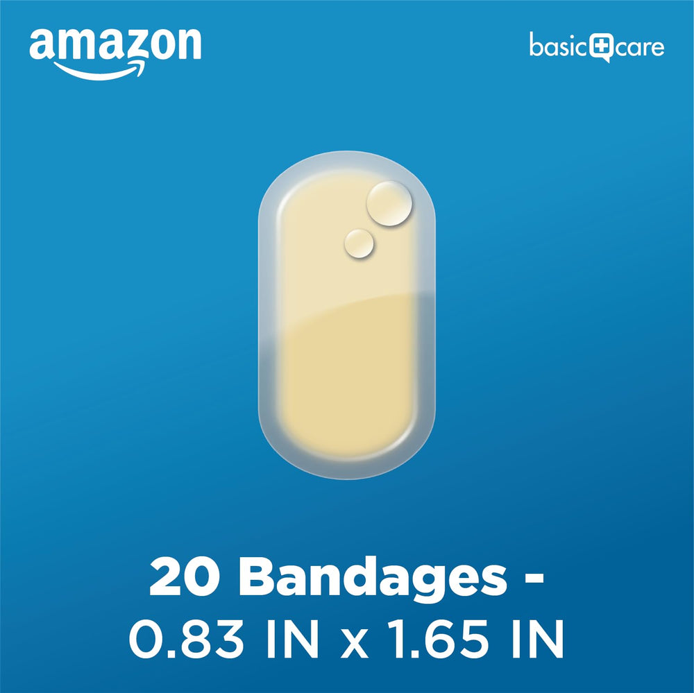 Amazon Basic Care hydrocolloid bandages protect blisters during workouts and travel.