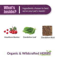 Amber NaturalZ label highlights dosing guidance for safe pet use.