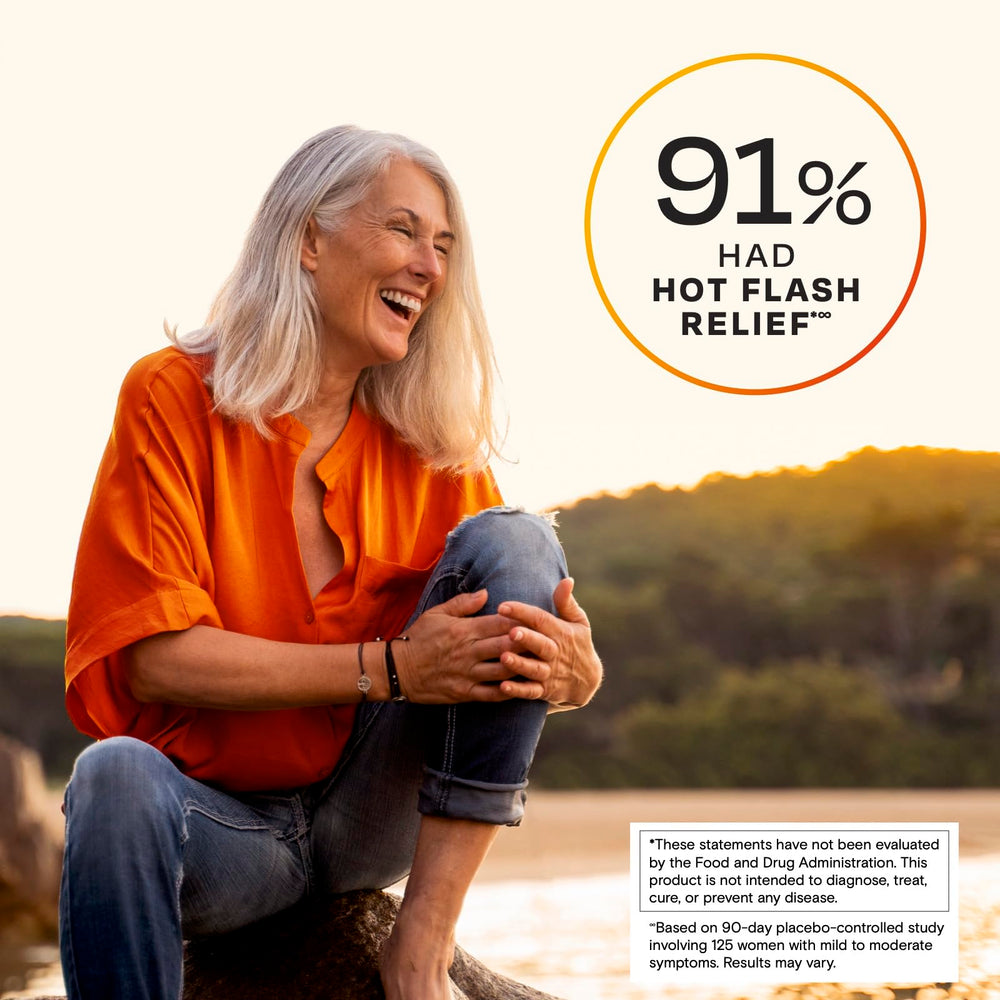Amberen packaging box showcasing drug-free menopause support.