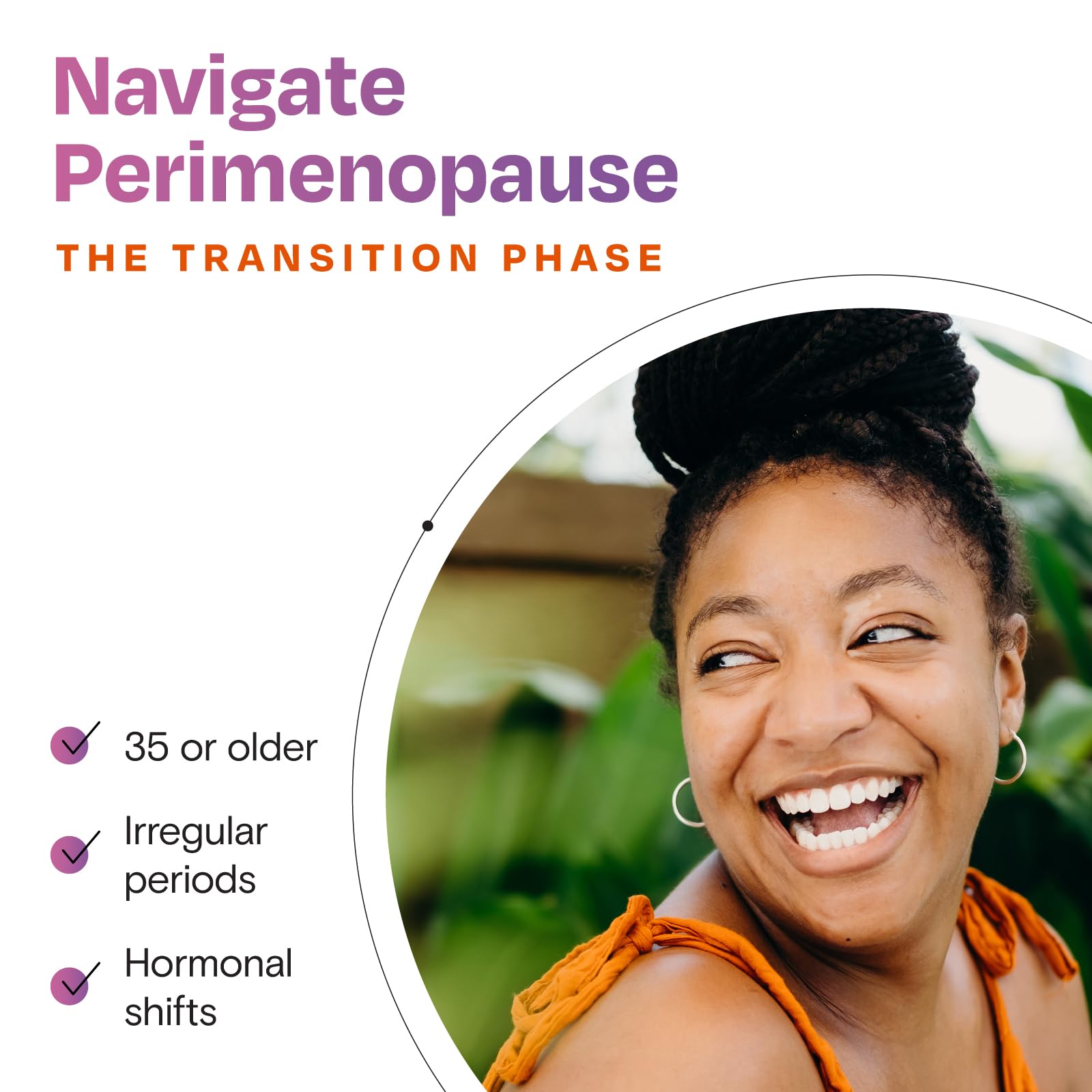 Amberen perimenopause packaging box signaling a clinically studied approach