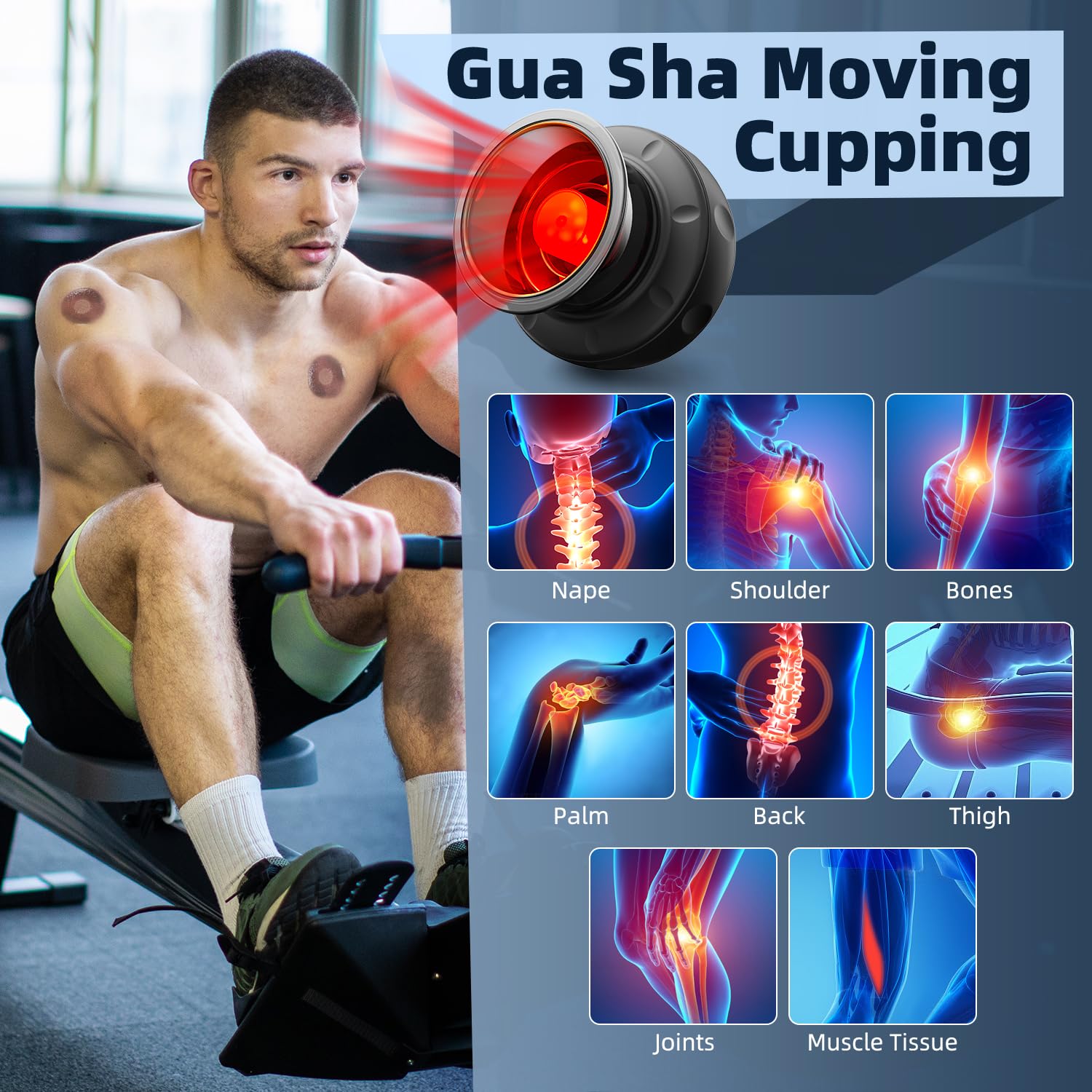 Ambfina two massagers included for quick, on-the-go relief.