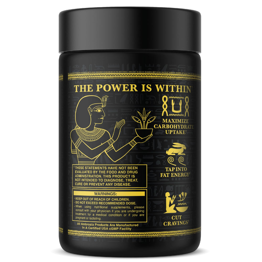 Ambrosia Alkemi NCT packaging with benefit icons for digestion.