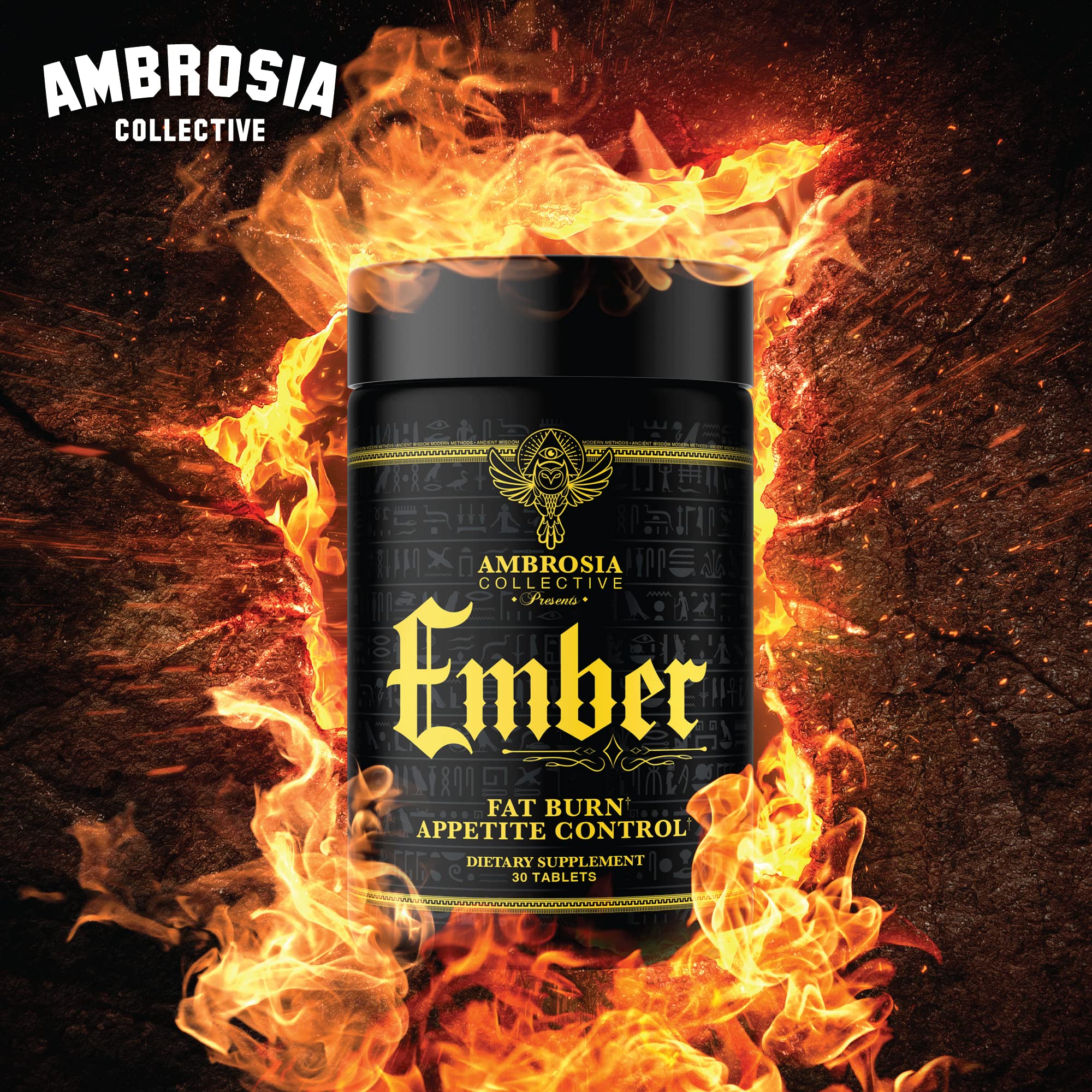 Ambrosia Ember dosing schedule chart for convenient use.
