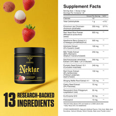 Ambrosia Nektar artichoke leaf ingredient supporting gentle liver balance.