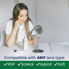 Vista Clean supports storage and conditioning for multiple lens types.