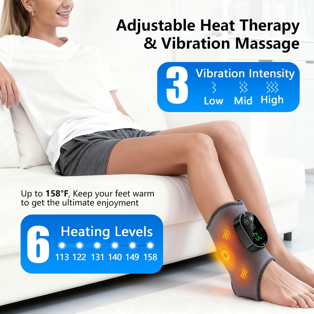 Ameilika 3-in-1 Foot Massager USB charging for convenient power on the go