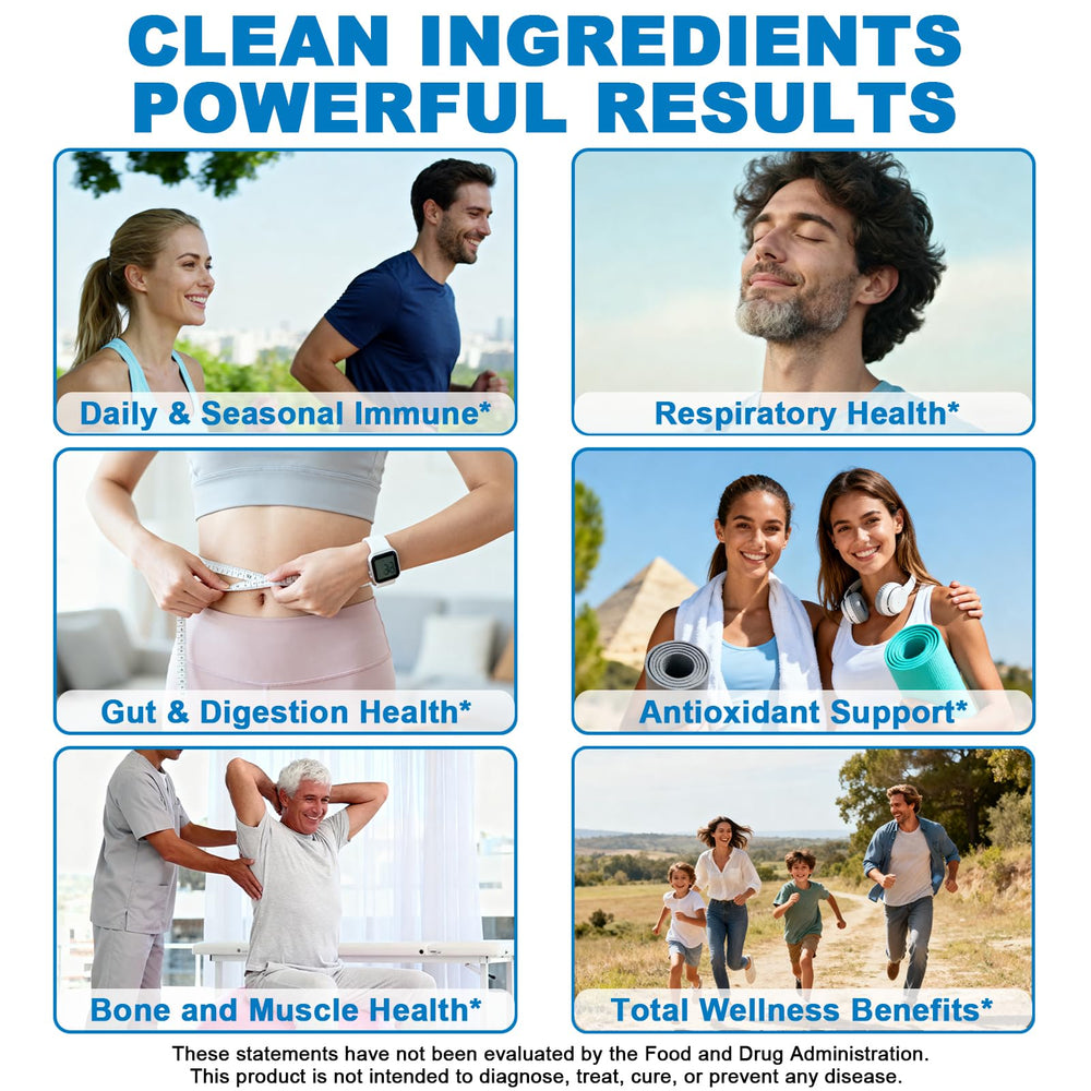 7-in-1 herbal blend label emphasizing comprehensive daily wellness