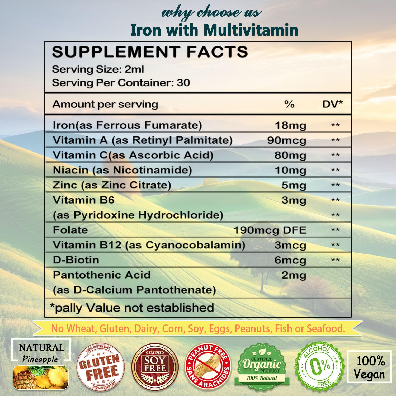 AMENQ hHEALTH iron drops cap detail signals quality