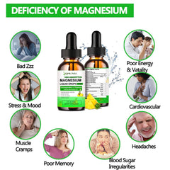 AMENQ hHEALTH gota de magnesio 2 ml para absorción rápida