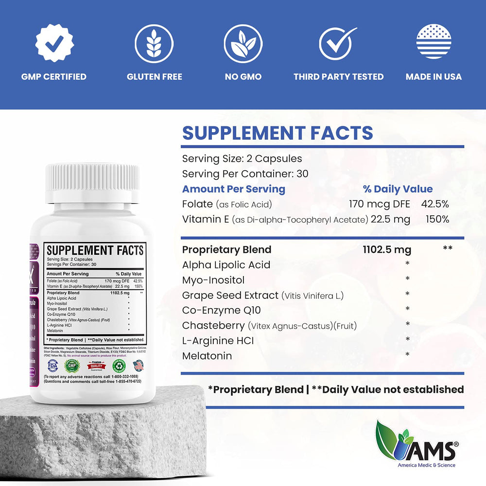 Grapeseed extract and vitamin E visuals suggesting protection from oxidative stress.