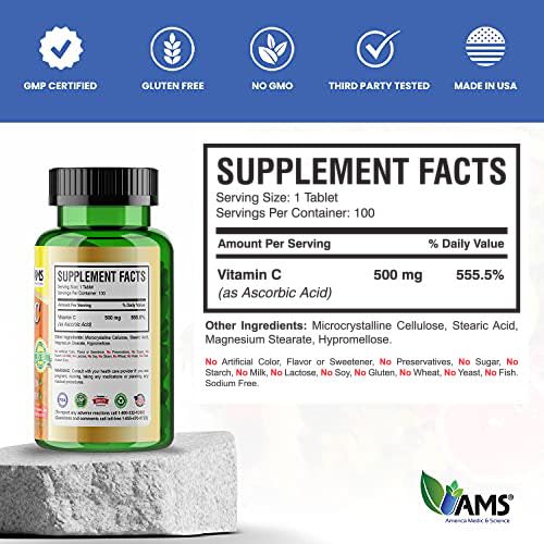 Rapid-C 500mg bottle on kitchen counter for everyday use