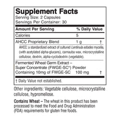 ImmPower capsules close-up showing uniform texture for easy dosing