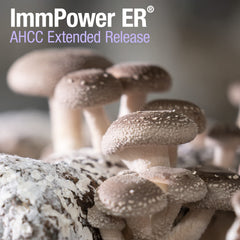 American BioSciences ImmPower ER AHCC vegetarian capsules suited for plant-based routines