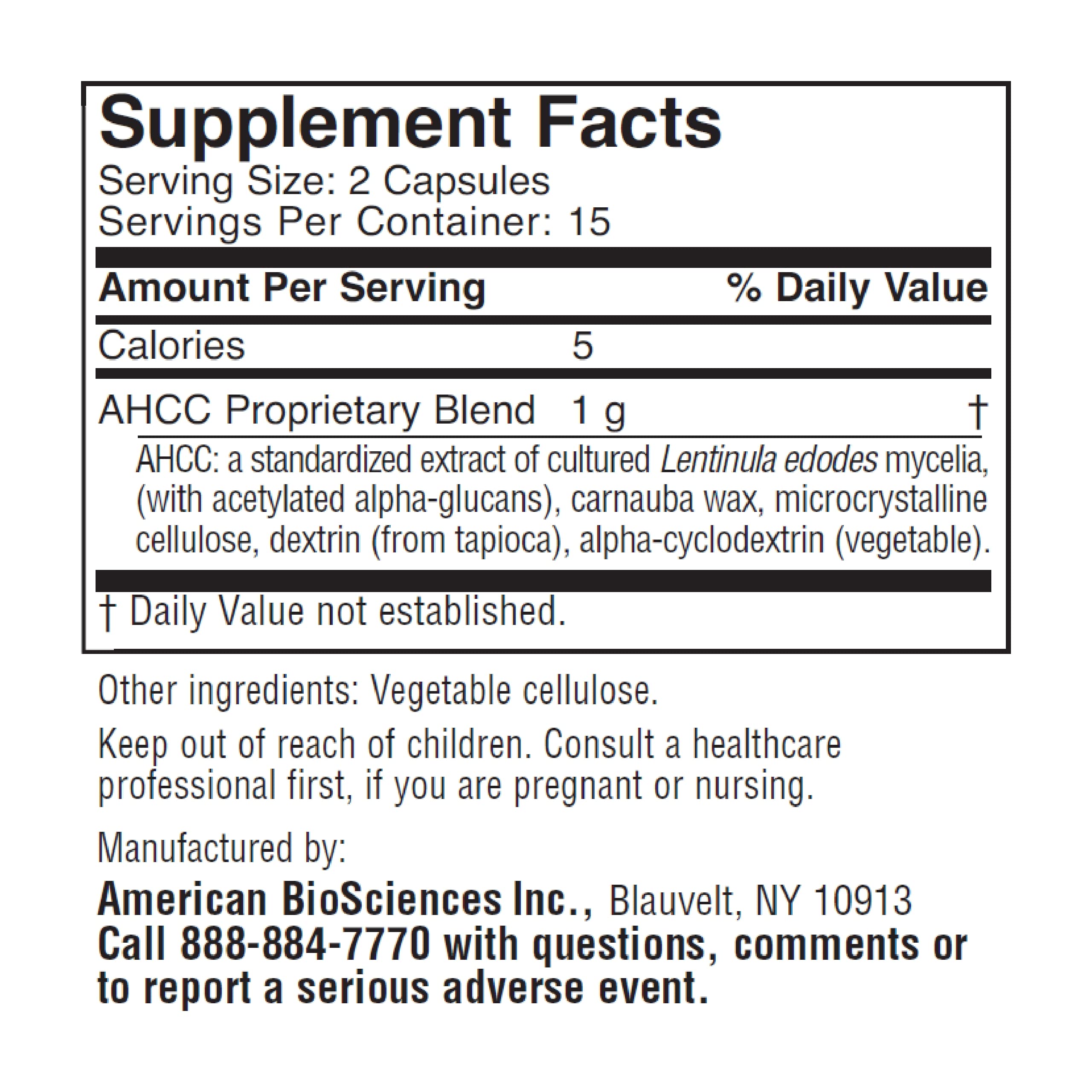 Close-up of ImmPower capsules highlighting 500 mg per capsule for dosing.