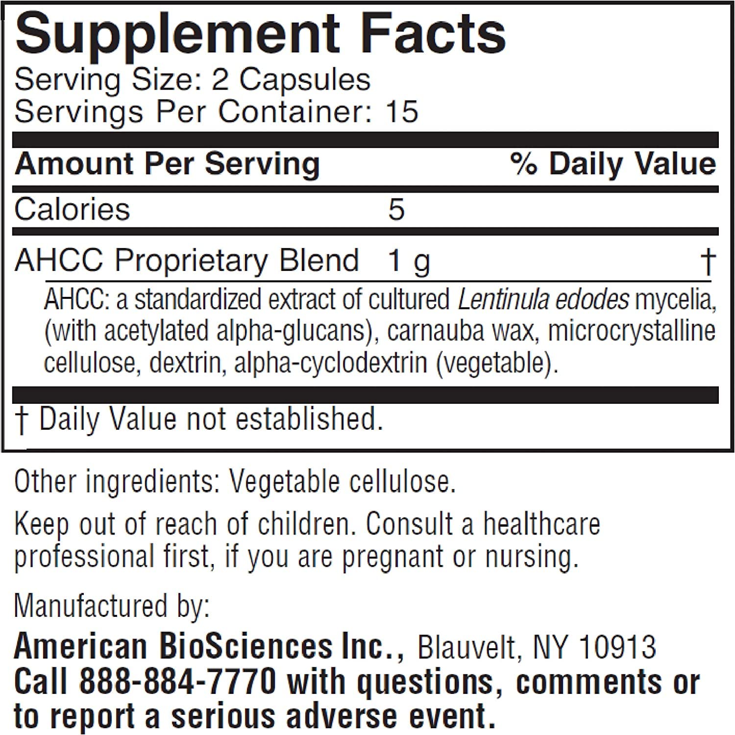 ImmPower AHCC ingredient: potent immune-enhancing extract.