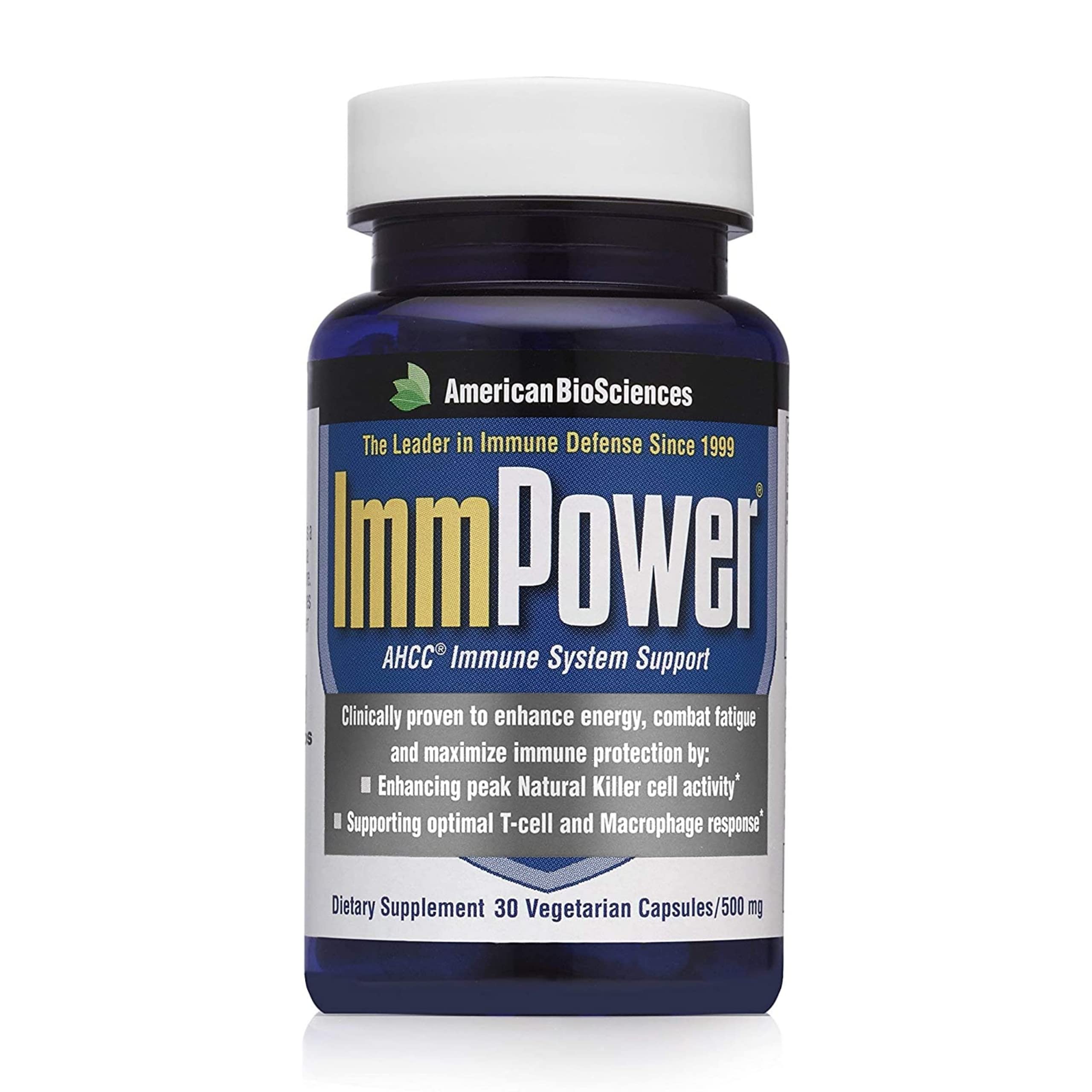 American BioSciences ImmPower capsules support immune function for daily resilience.