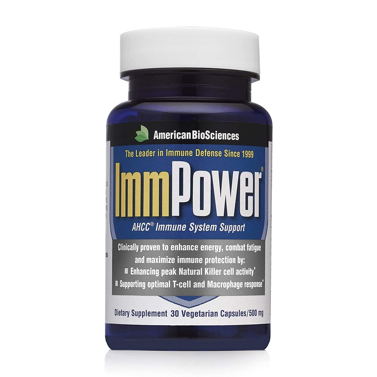 American BioSciences ImmPower capsules support immune function for daily resilience.