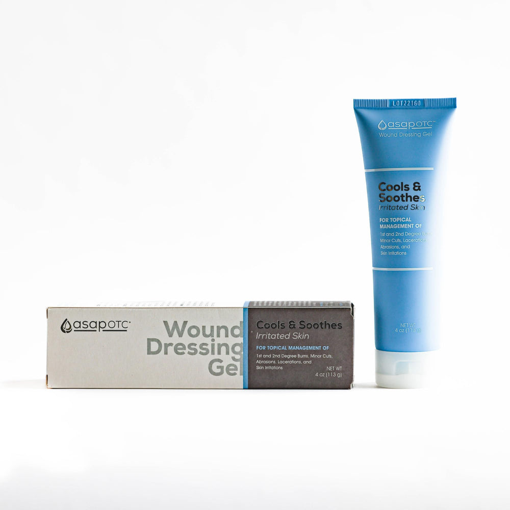 Moist wound care environment with ASAP OTC gel.