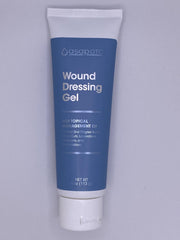 Close-up of hydrogel texture ready for gentle application.