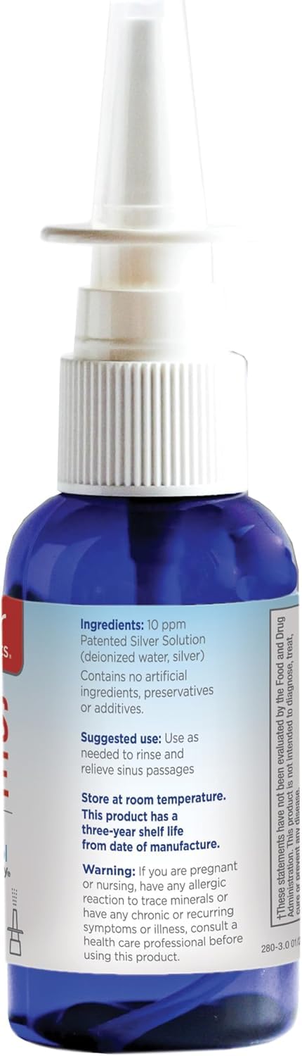 American Biotech Labs Silver Biotics Sinus Rinse sprayer for easy nasal rinses