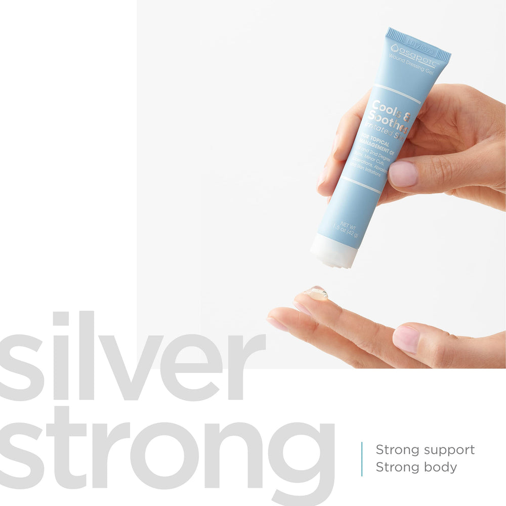 SilverSol 24 ppm presente en ASAP OTC, componente clave para el cuidado de la piel.