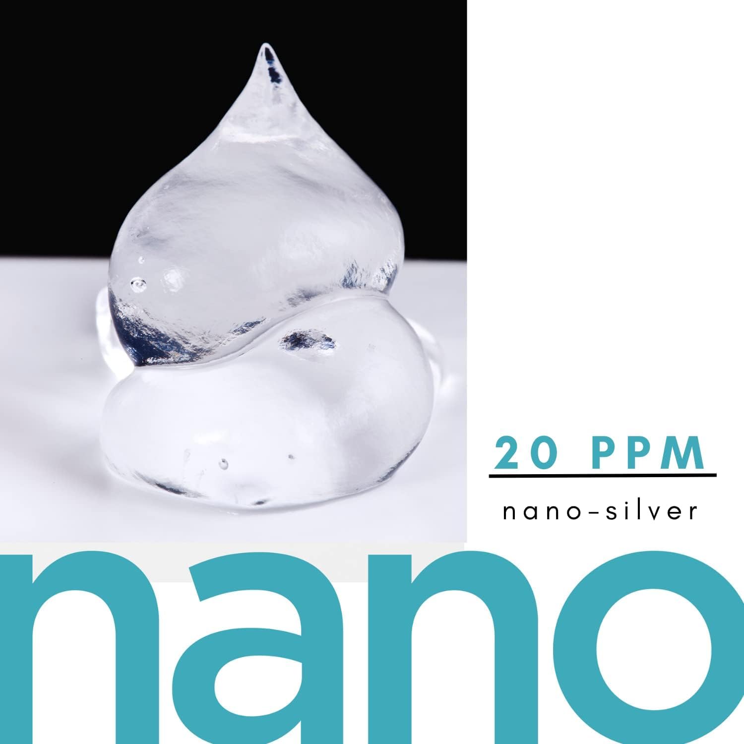 American Biotech Labs Silver Sol Skin Gel non-greasy texture closeup for a light feel.