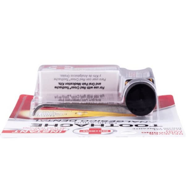 Portable Red Cross Toothache Kit ideal for travel and emergencies