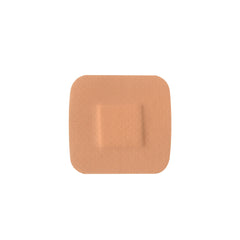 Close-up of American White Cross sheer adhesive bandage showing breathable adhesive.