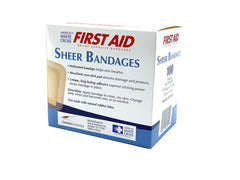 American White Cross sterile bandage packaging ready for quick first aid.