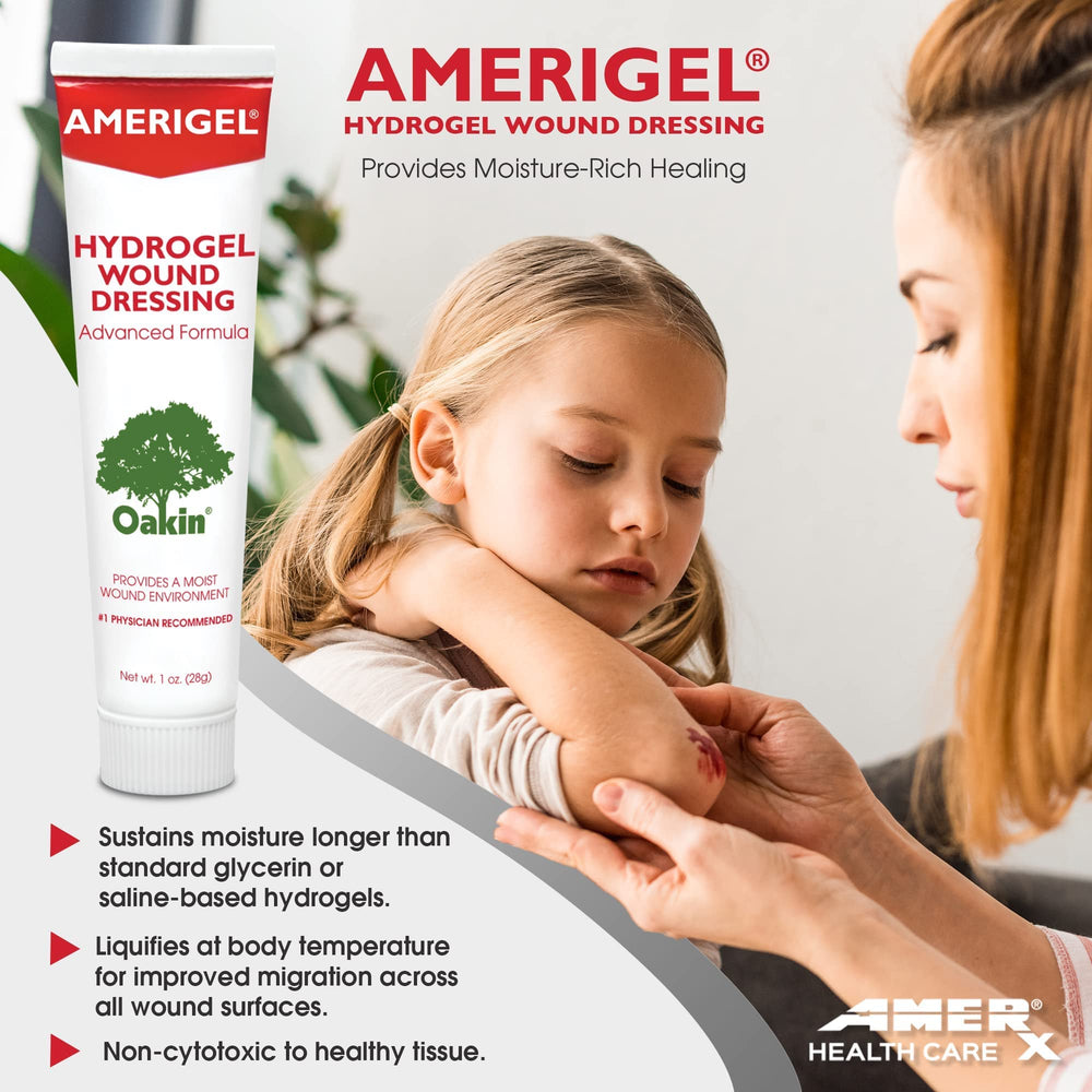 AMERIGEL hydrogel dressing maintains moisture across wound surfaces