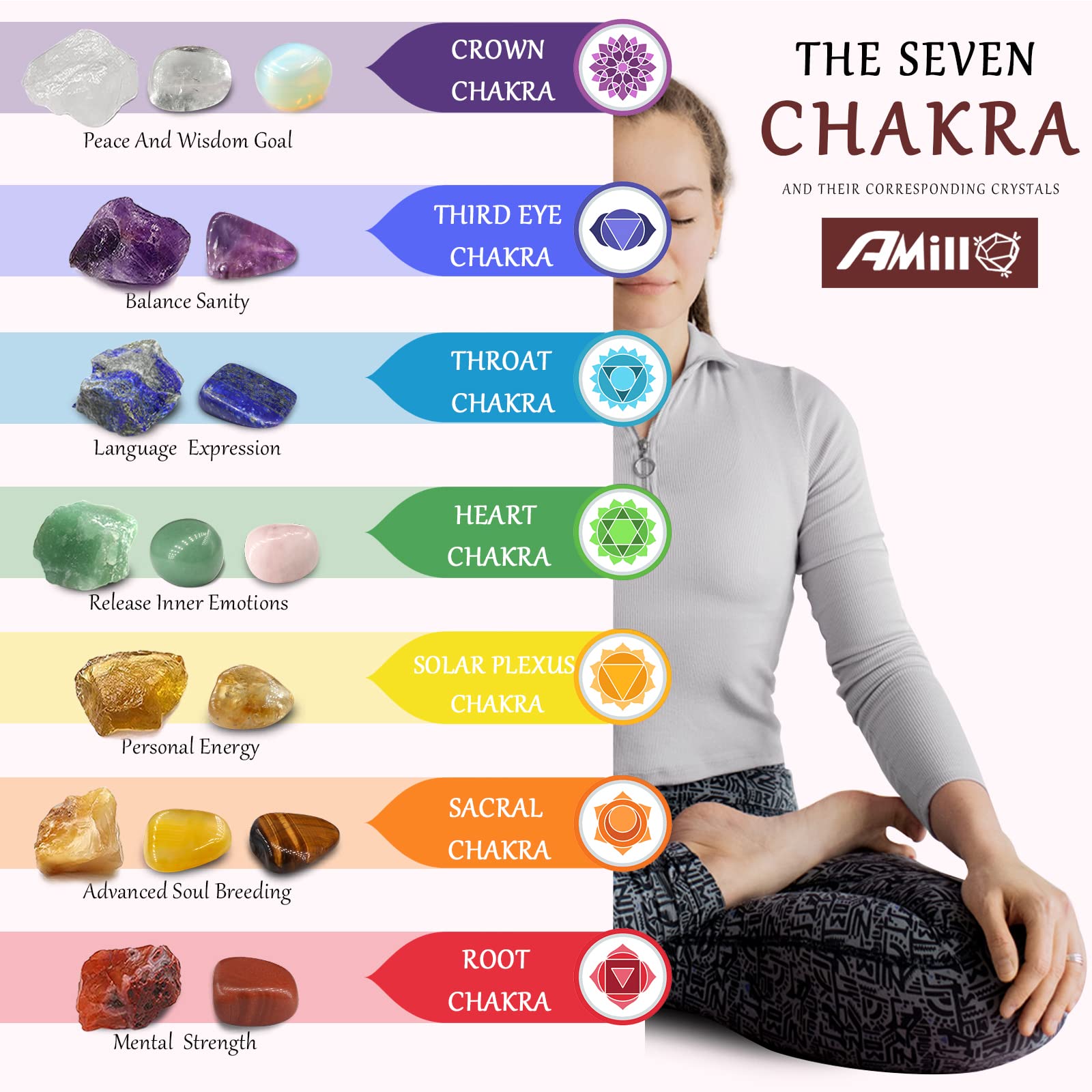 AMill pink crystal pendulum for subtle focus and ritual use
