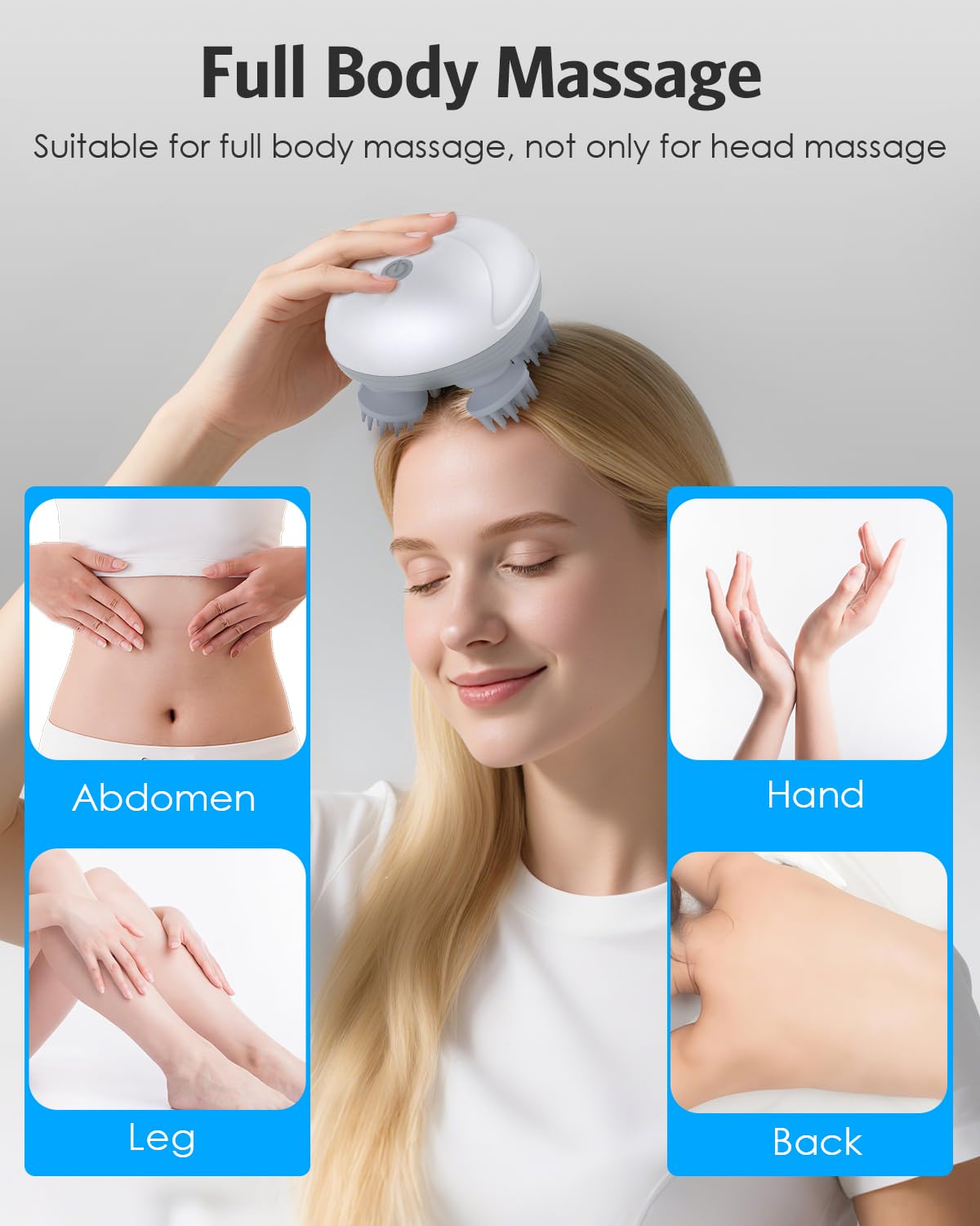 AMIR three adjustable modes enable customized relaxation and improved blood flow.