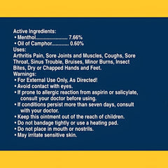 Amish Origins Joint & Muscle Ointment in hand indicating easy topical application.