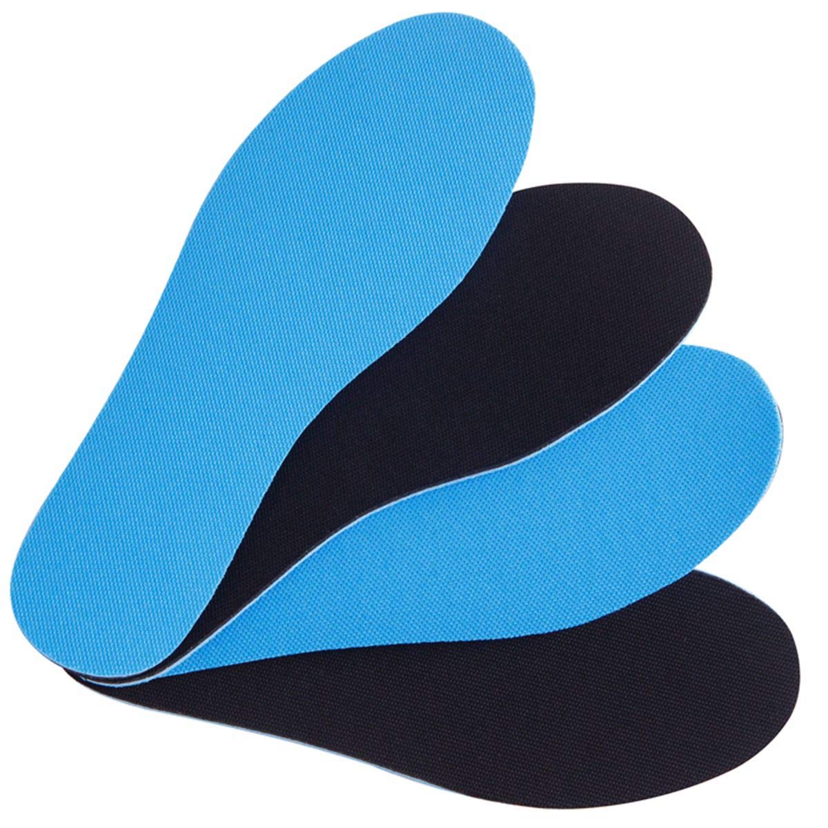 Plantillas Amitataha dobles capas en negro, absorción de impactos para caminatas largas.