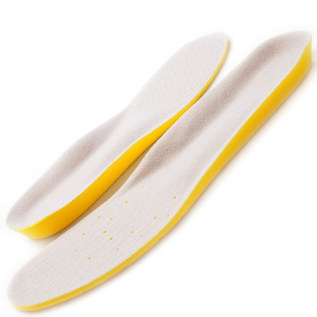 Amitataha sport-insole-action captures motion-friendly cushioning for jogging and training.