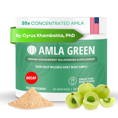 Amla Green 20x concentrated amla powder jar for daily use.