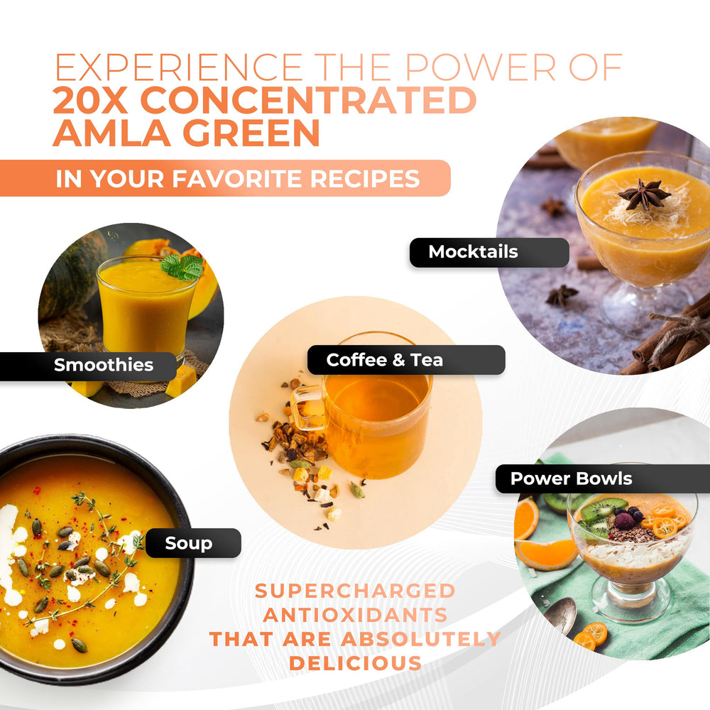 Wild-harvested amla berries from India powering the 20x concentrate.