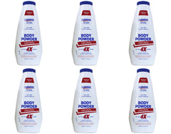 AMMENS Body Powder Original bottle pour for all-day dryness.