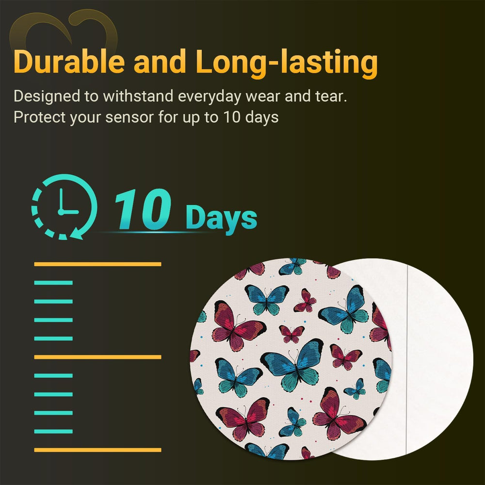 Medical-grade adhesive is latex-free and gentle on sensitive skin.