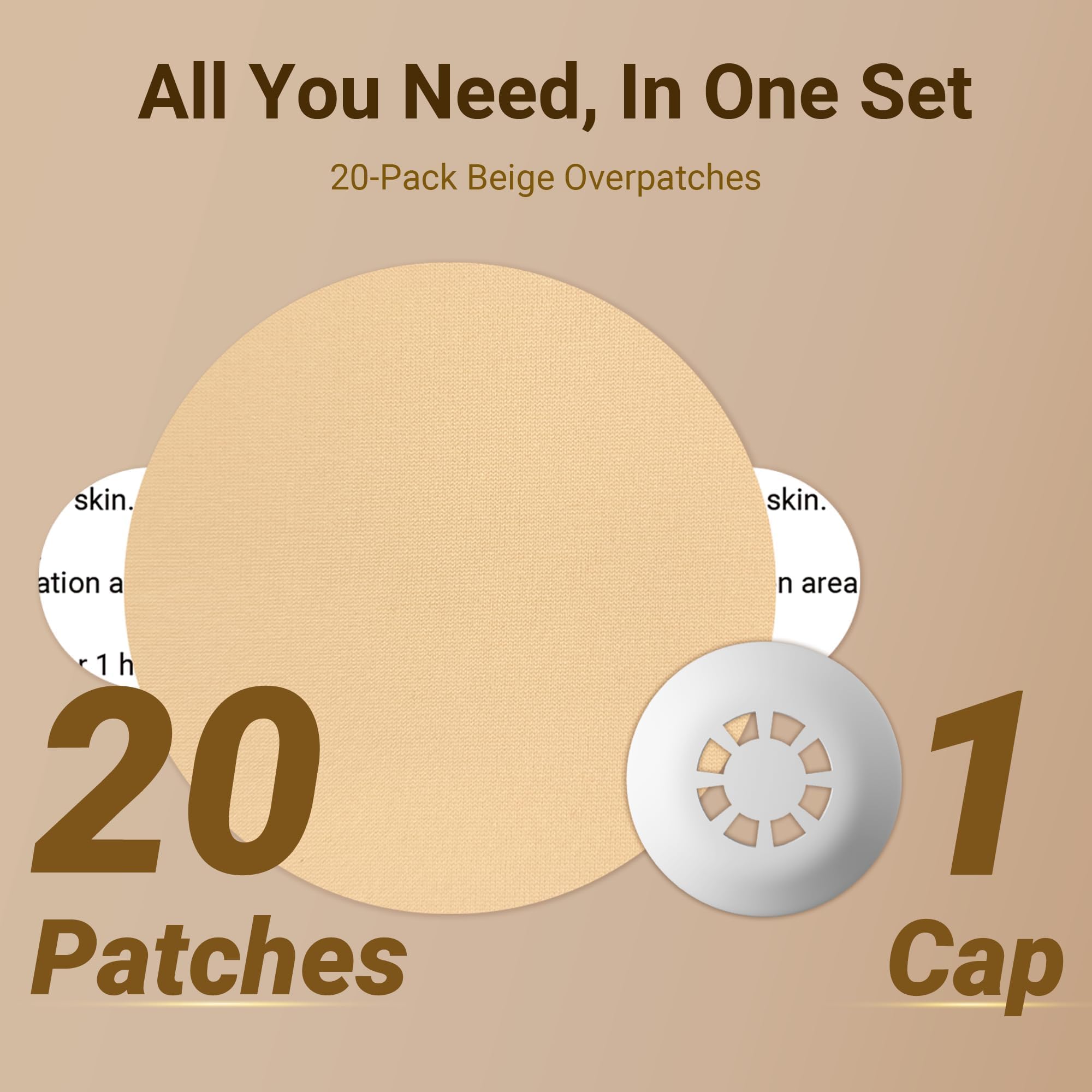 Amolyfe Dexcom G7 overpatch guards sensor with long-lasting, secure edge protection.