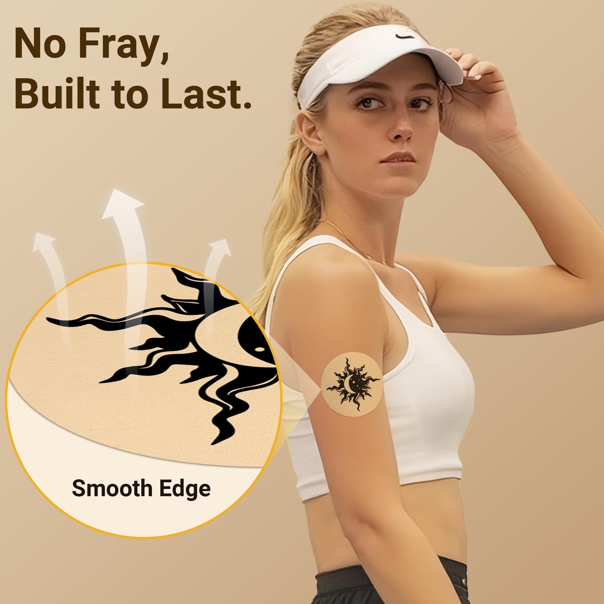 Amolyfe Dexcom G7 Overpatch Three-Section Backing enables quick, one-hand application