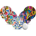 Amolyfe Dexcom G7 Over Patches – 10-Pack Graffiti Design, Waterproof & Breathable CGM Protection