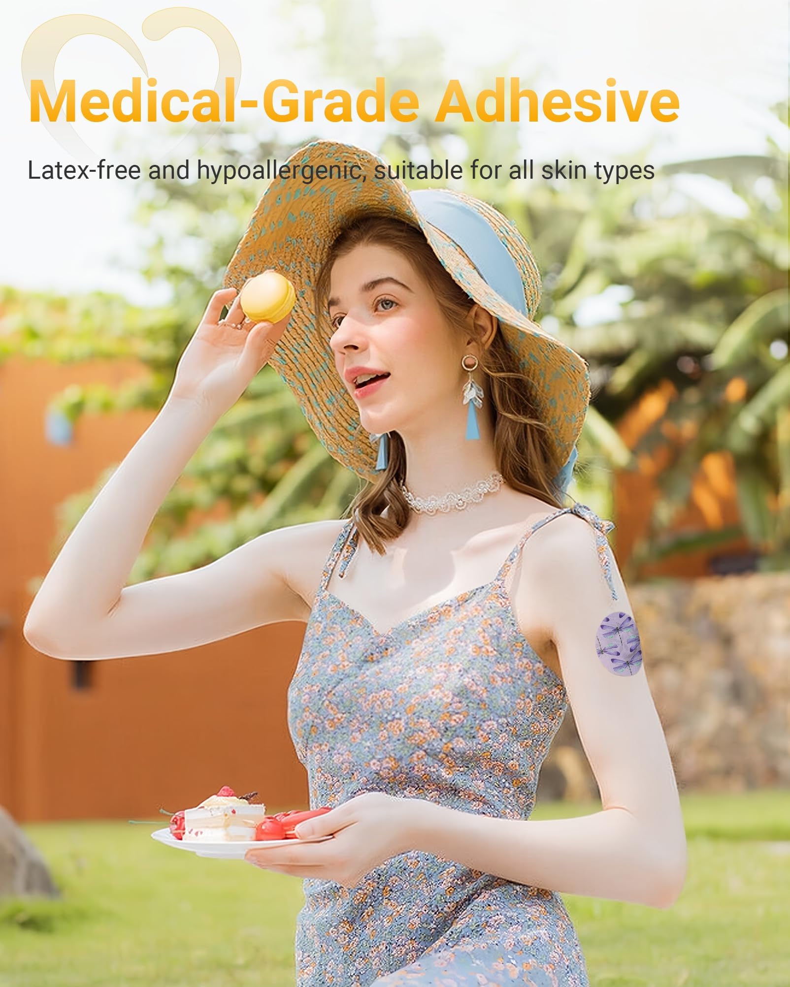 Amolyfe Dexcom G7 overpatch long-lasting protection across sensor life